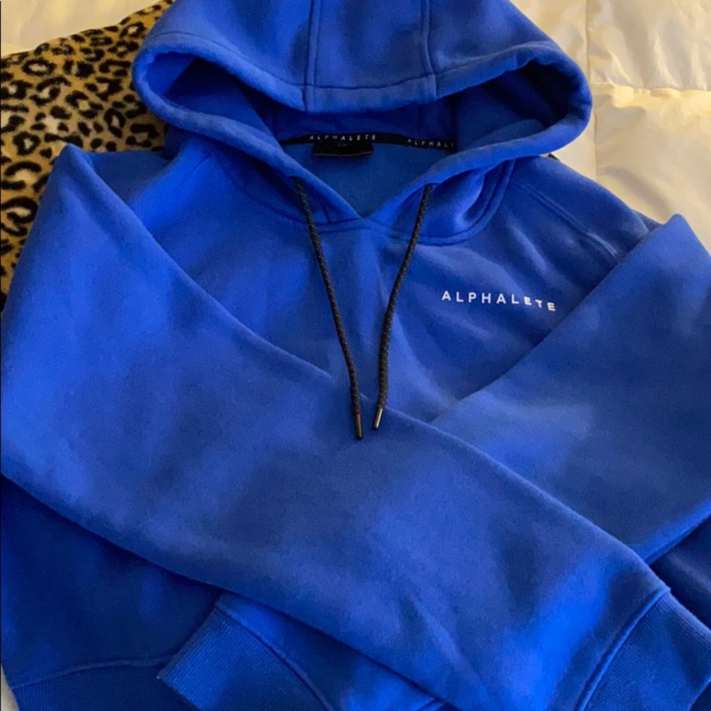 alphalete crop hoodie